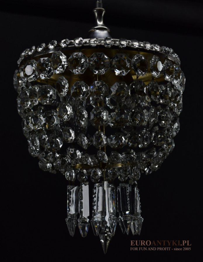 lampa wisząca z kryształami